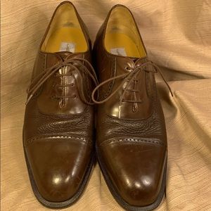 Mezlan leather classic lace up shoes made in Spain